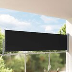 vidaXL Auvent latéral rétractable de patio 100 x 300 cm Noir
