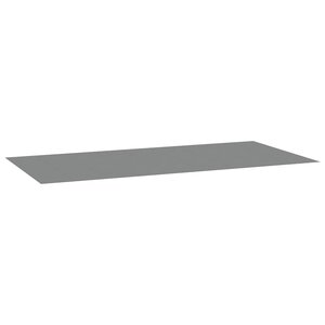 vidaXL Bâche de piscine gris clair 999x500 cm géotextile polyester