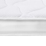 vidaXL Sur-matelas 90 x 200 cm Mousse de gel 7 cm