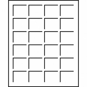 Plateaux numismatiques Leuchtturm format S pour 2 euros commémoratives.