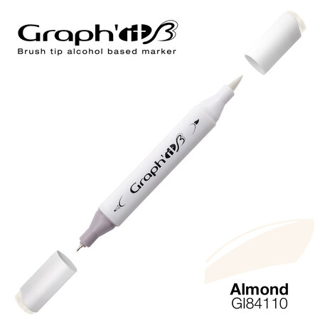 Marqueur manga à l'alcool Graph'it Brush 4110 Almond