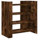 vidaXL Buffet chêne fumé 73 5x35x75 cm bois d'ingénierie