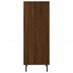 vidaXL Buffet chêne marron 34 5x32 5x90 cm bois d'ingénierie