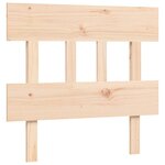 vidaXL Cadre de lit sans matelas bois de pin massif