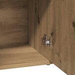 vidaXL Buffet chêne artisanal 91x29 5x75 cm bois d'ingénierie