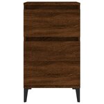 vidaXL Tables de chevet 2 Pièces chêne marron 40x35x70 cm