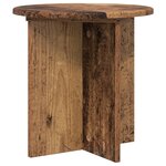 vidaXL Support de Plante 2 pièces Bois ancien 40 x 40 x 40 cm
