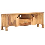 vidaXL Meuble TV 115x30x42 cm Bois solide