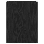 vidaXL Support de Plante Chêne noir 30 x 30 x 40 cm Bois d'ingénierie
