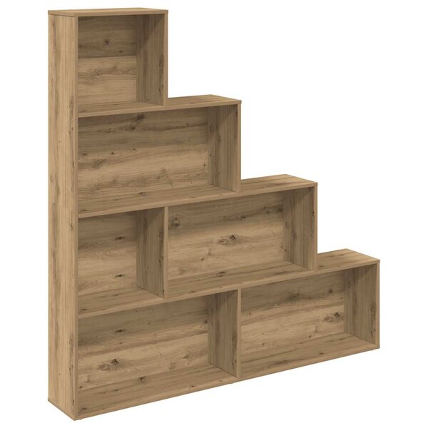 vidaXL Bibliothèque chêne artisanal 157x24x160 cm bois d'ingénierie