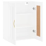 vidaXL Armoire murale blanc 69 5x34x90 cm bois d'ingénierie