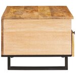 vidaXL Table basse avec tiroir Chêne artisanal 80 x 54 x 40 cm