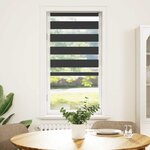 vidaXL Store zèbre noir 65x150 cm largeur du tissu 60 9 cm polyester