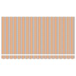 vidaXL Auvent Rétractable Jaune et orange et blanc