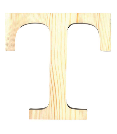 Alphabet en bois 19 cm Lettre T