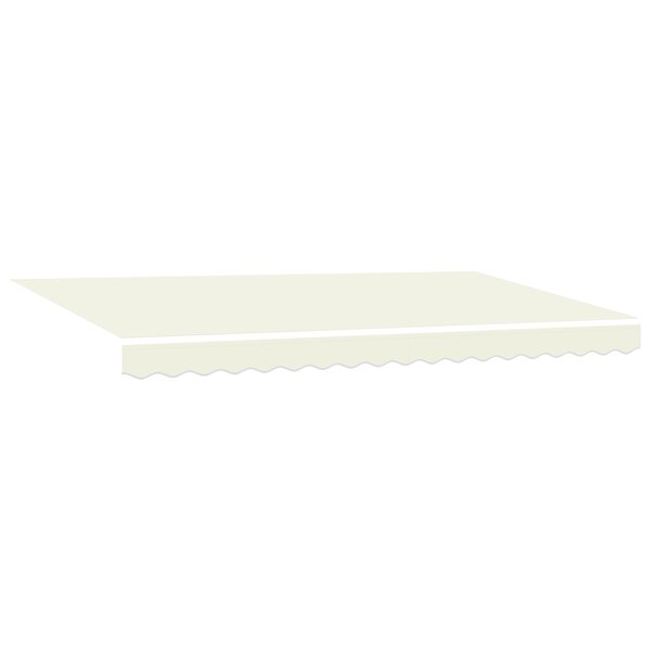 vidaXL Store avec Store Crème 350 x 200 x 120 cm Tissu  Métal