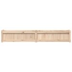 vidaXL Jardinières 2 Pièces bois de pin massif