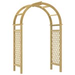 vidaXL Arche avec treillis 141x97x243 cm Bois de pin massif imprégné