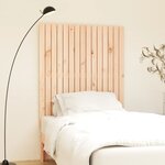 vidaXL Tête de lit murale 95 5x3x110 cm Bois massif de pin