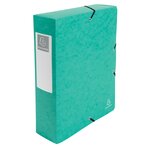 Boite De Classement Exabox Dos 80mm Carte Lustrée - A4 - Vert - Exacompta