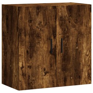 vidaXL Armoire murale chêne fumé 60x31x60 cm bois d'ingénierie
