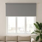 vidaXL Store enrouleur Protection UV Gris clair 200 x 140 cm Polyester