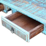 vidaXL Bureau Bois de récupération massif