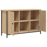 vidaXL Meuble TV chêne sonoma 100x35x65 cm bois d'ingénierie