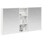 vidaXL Ensemble de Meubles de Salle de Bain 3 Pièces 130 x 14 5 x 70 cm
