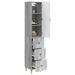 vidaXL Ensemble de Meubles 2 Pièces 33 x 34 5 x 90 cm Bois d'ingénierie