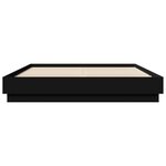 vidaXL Cadre de lit sans matelas noir 120x200 cm