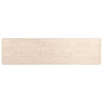 vidaXL Coureur de Tapis MARSA Crème 250 x 100 cm Polyester et PVC