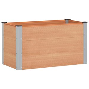 vidaXL Jardinière surélevée Marron 100 x 50 x 54 cm