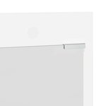 vidaXL Porte-manteau mural Blanc 90 x 10 x 50 cm Bois d'ingénierie