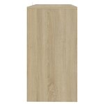 vidaXL Table console chêne sonoma 89x41x76 5 cm bois d'ingénierie