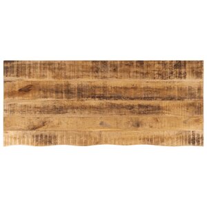 vidaXL Dessus de table 140x60x2 5cm bord vif bois massif manguier brut