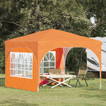 vidaXL Tente de fête pop-up 290 x 290 x 245 cm Orange