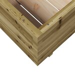 vidaXL Jardinière 90x90x49 5 cm bois de pin imprégné