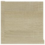 vidaXL Étagère murale à CD Chêne sonoma 100x18x18 cm Bois d'ingénierie