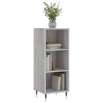 vidaXL Buffet sonoma gris 34 5x32 5x90 cm bois d'ingénierie