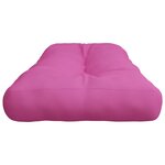 vidaXL Coussin de palette rose 120x40x12 cm tissu