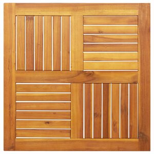 vidaXL Dessus de table 70x70x2 cm carré bois massif d'acacia