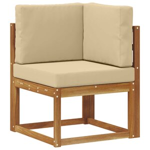 vidaXL Canapé d'angle extérieur Bois d'Acacia Massif