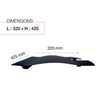 Toit décoratif Soléa Noir Sablé RAL 2100 MS