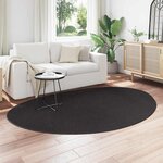 vidaXL Tapis HUARTE Noir 160 x 230 cm Polyester
