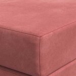 vidaXL Canapé-lit pliable 80 x 67 x 45 cm Rose