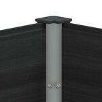 vidaXL Jardinière surélevée Noir 250 x 50 x 54 cm WPC et Aluminium