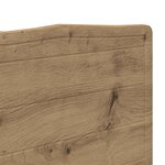 vidaXL Tête de lit Chêne artisanal 120 cm Bois d'ingénierie