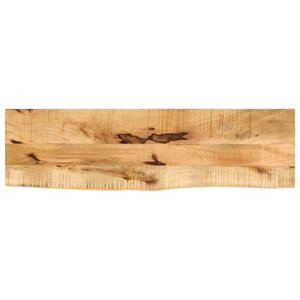 vidaXL Dessus de table 120x40x2 5cm bord vif bois massif manguier brut