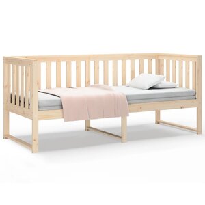 vidaXL Lit de jour sans matelas 80x200 cm bois de pin massif